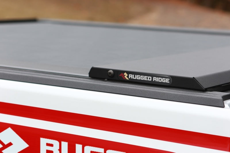 Rugged Ridge Armis Retractable Locking Bed Cover 20-21 JT Rugged Ridge Tonneau Covers - Hard Fold