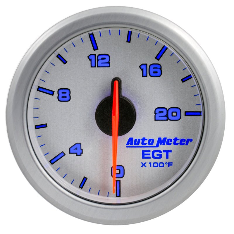 Autometer Airdrive 2-1/16in EGT Gauge 0-2000 Degrees F - Silver AutoMeter Gauges
