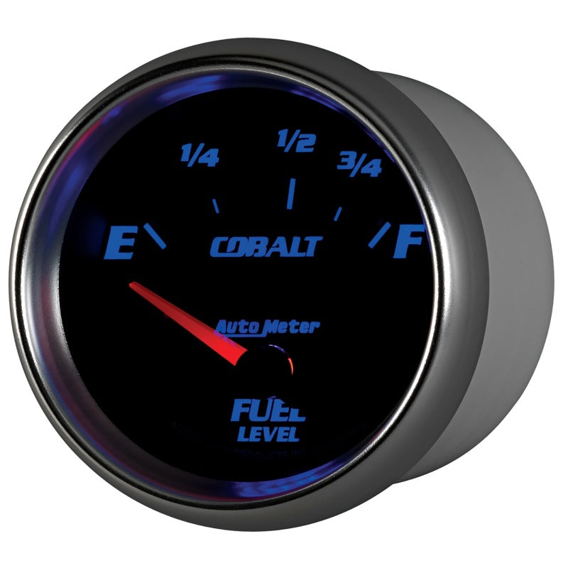 AutoMeter Gauge Fuel Level 2-5/8in. 73 Ohm(e) to 10 Ohm(f) Elec Cobalt AutoMeter Gauges