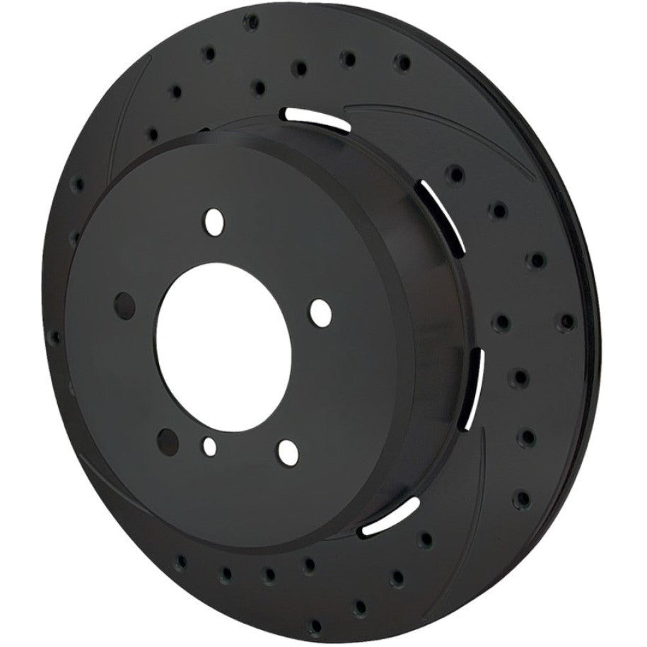 Wilwood Rotor-2.31in Offset-SRP-BLK-Drill-RH 12.19 x .810 - 5x4.75in BC Wilwood Brake Rotors - 2 Piece