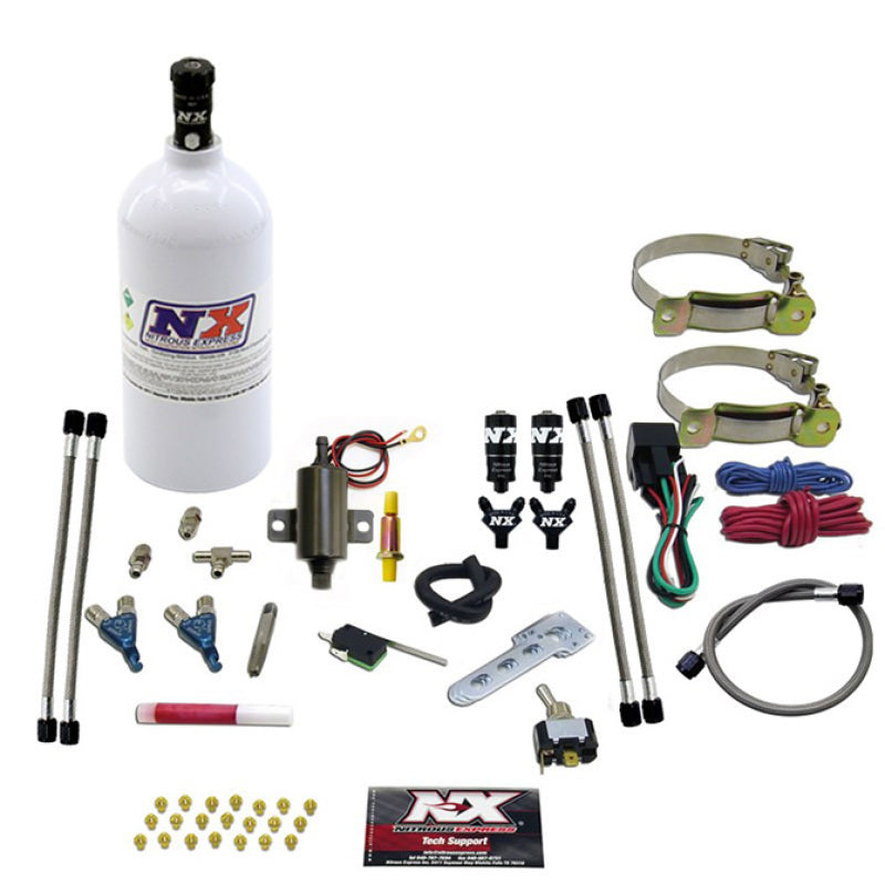 Nitrous Express 2 Cyl Piranha Nitrous Kit w/2.5lb Bottle