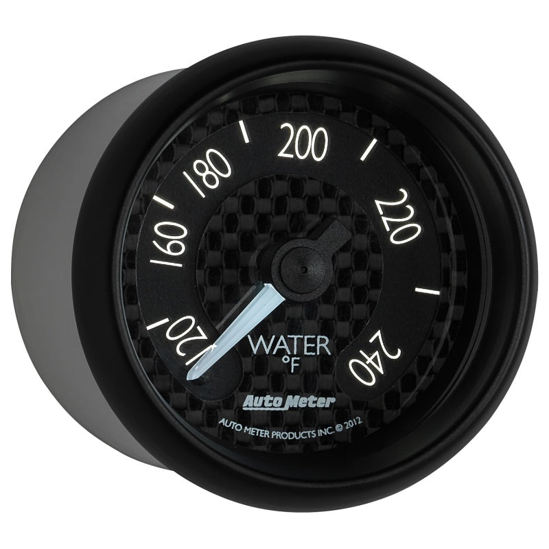 Autometer GT Series 52mm Mechanical 120-240 Deg F Water Temperature Gauge AutoMeter Gauges