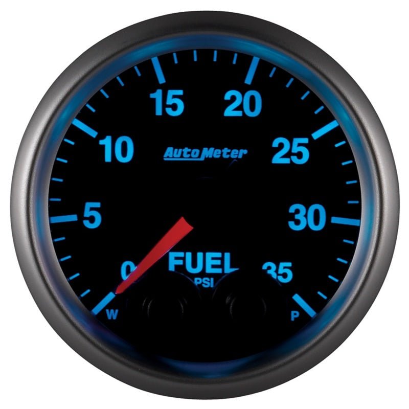 Autometer Elite 2-1/16in 0-35 PSI Fuel Pressure Stepper Motor w/ Peak & Warn AutoMeter Gauges