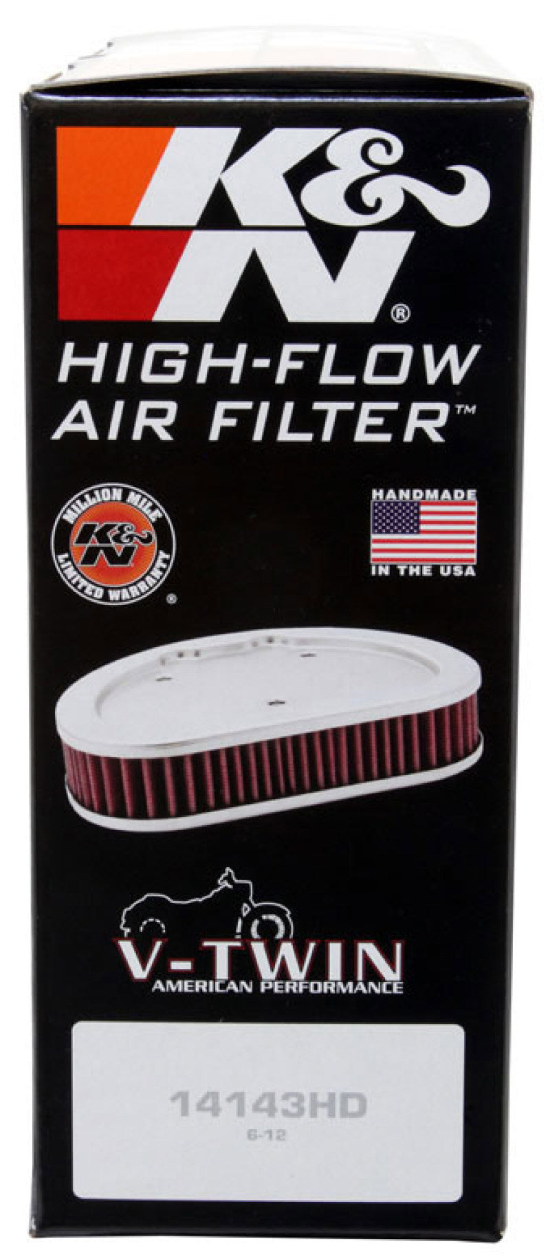 K&N Textured Black Replacement Air FIlter 2015 Harley Davidson XG500 Street