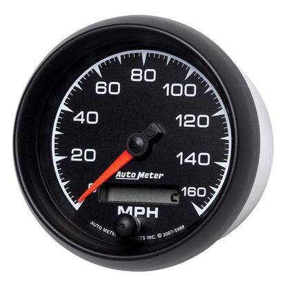 Autometer ES 85.7mm In-Dash Speedometer Elec. Programmable 160mph Gauge AutoMeter Gauges