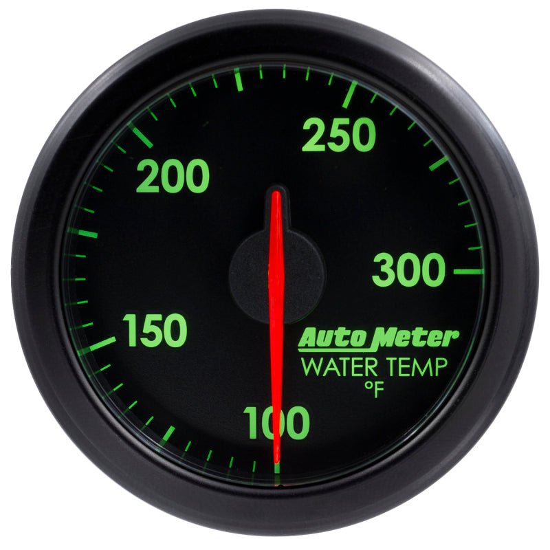 Autometer Airdrive 2-1/6in Water Temperature Gauge 100-300 Degrees F - Black AutoMeter Gauges