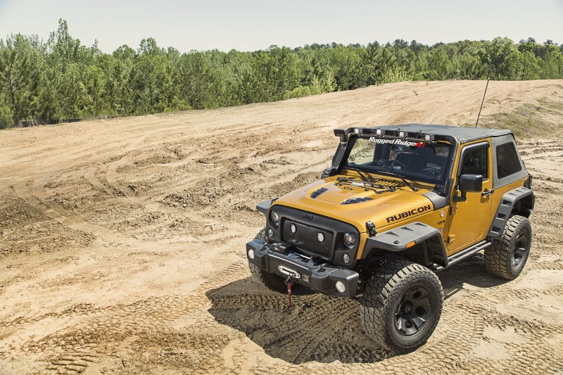 Rugged Ridge Montana Top Bowless Black Diamond 07-18 Jeep Wrangler JK 2-Dr Rugged Ridge Soft Tops