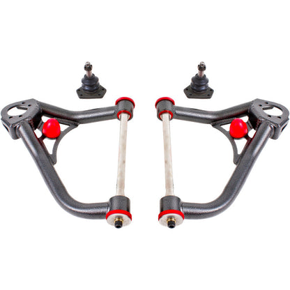 BMR 67-69 1st Gen F-Body Non-Adj. Upper A-Arms (Polyurethane) - Black Hammertone BMR Suspension Control Arms