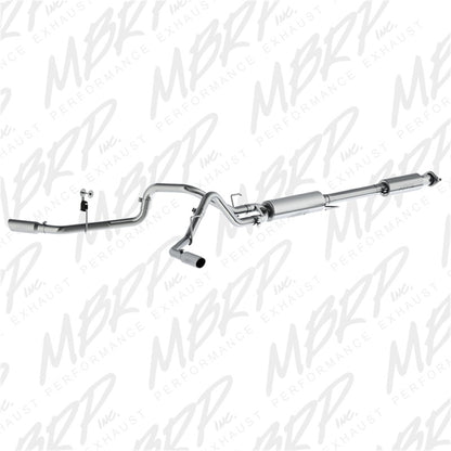 MBRP 2015 Ford F-150 5.0L 3in Cat Back Dual Split Side Exit T409 Exhaust System