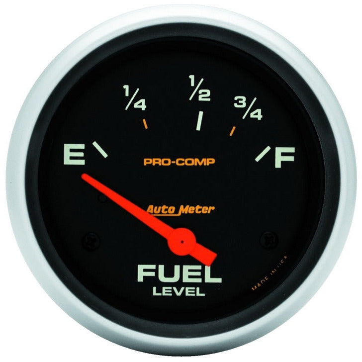 Autometer Pro-Comp 2-5/8in 73E/8-12 F Ford Short Sweep Electronic Fuel Level Gauge AutoMeter Gauges
