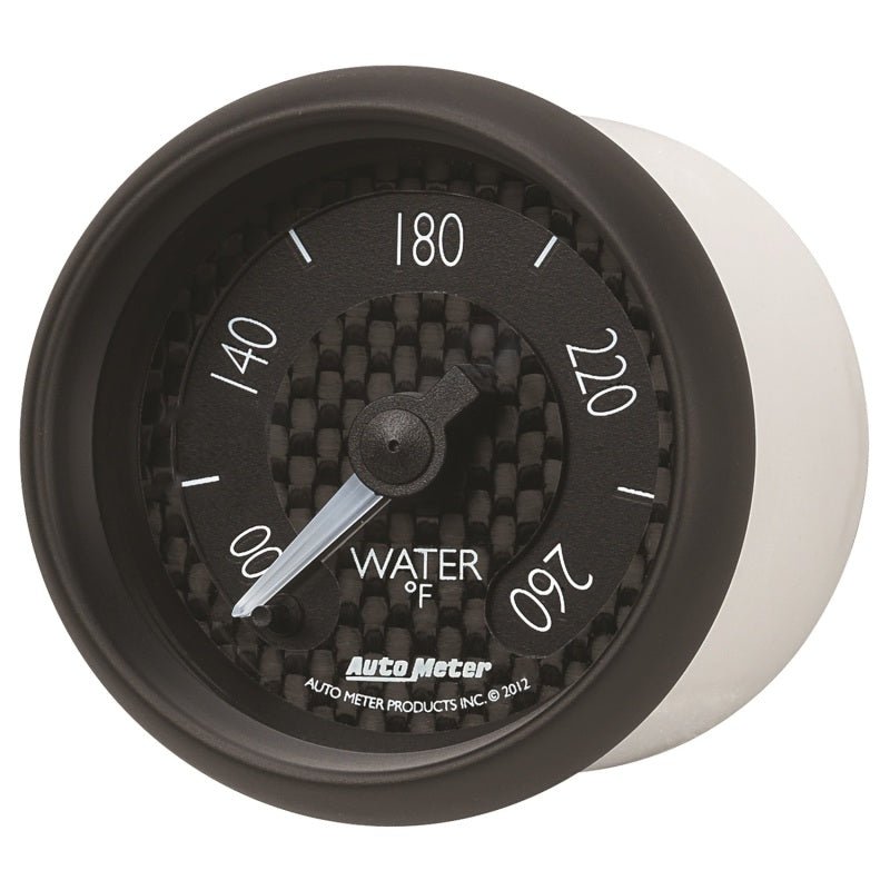Autometer GT Series 52mm Full Sweep Electronic 100-260 Deg F Water Temperature Gauge AutoMeter Gauges