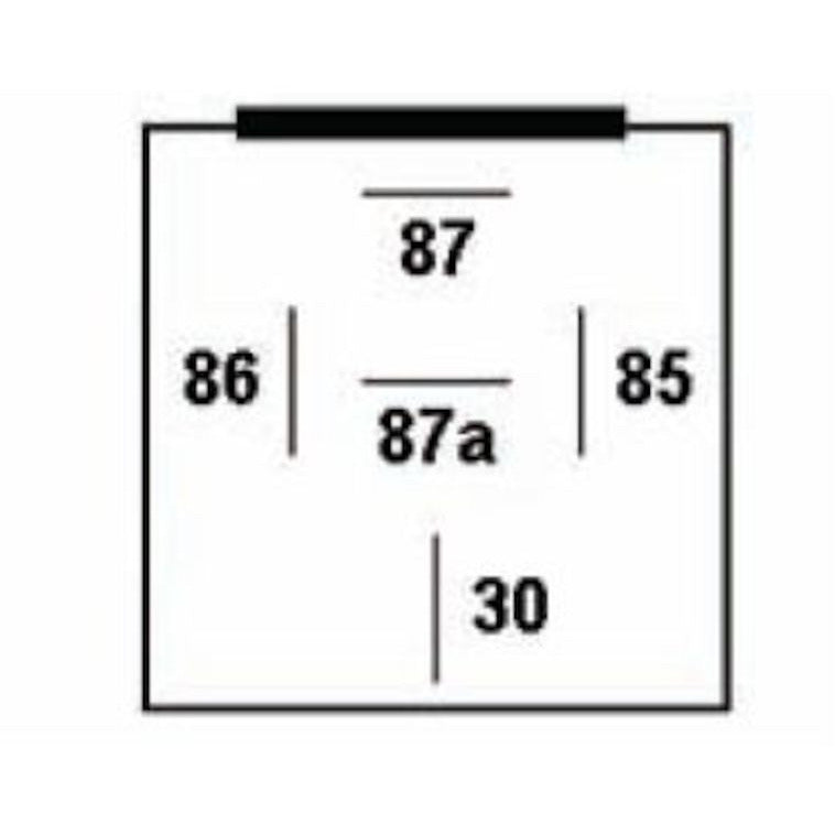 Hella Relay Mini Iso 5 Pole 24V Spdt Bkt Hella Light Accessories and Wiring