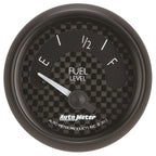 Autometer GT Series 52mm Short Sweep Electronic 73-10 ohms Fuel Level (For most Ford and Chrysler) AutoMeter Gauges