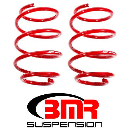 BMR 16-17 6th Gen Camaro V8 Front Performance Version Lowering Springs - Red BMR Suspension Lowering Springs