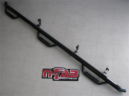 N-Fab Nerf Step 15-17 Ford F-150 SuperCrew 5.5ft Bed - Tex. Black - Bed Access - 3in