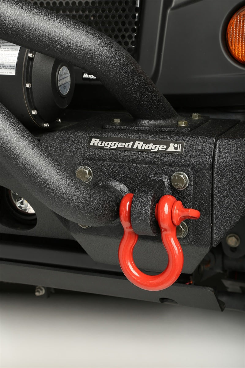 Rugged Ridge Red 3/4in D-Shackles Rugged Ridge Shackle Kits