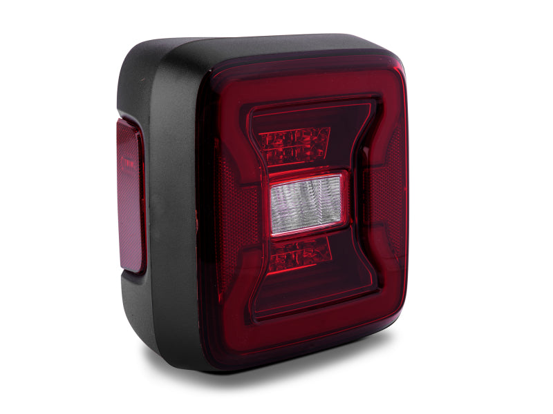 Raxiom 18-22 Jeep Wrangler JL LED Tail Lights- Black Housing - Red Lens