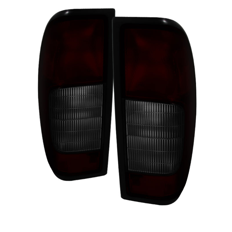 Xtune Nissan Frontier 00-04 OEM Style Tail Lights Red Smoked ALT-JH-NF00-OE-RSM SPYDER Tail Lights