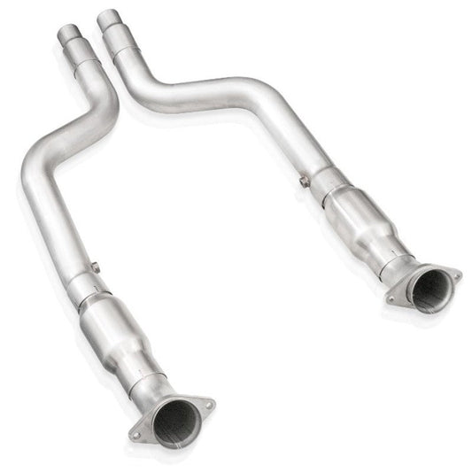 Stainless Works 15-21 Dodge Challenger/Charger 6.2L/6.4L High-Flow Catted Midpipe Kit 3in Stainless Works Connecting Pipes
