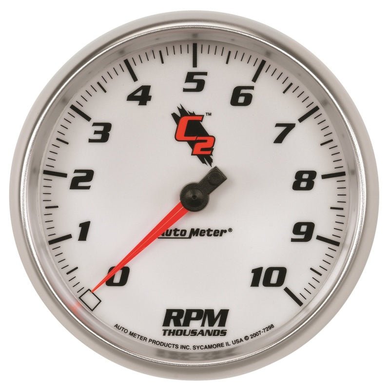 Autometer C2 5 inch 10000 RPM In-Dash Tachometer AutoMeter Gauges