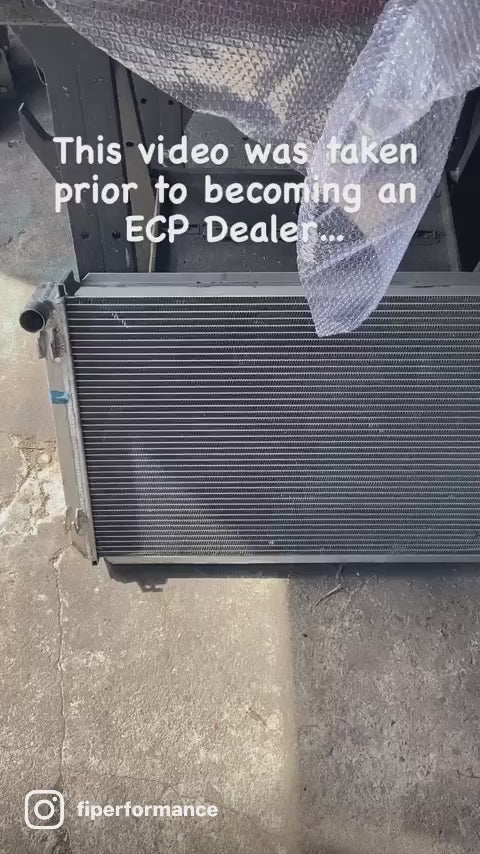 ECP 1997 - 2004 Corvette C5 Aluminum Radiator - 6 Speed Manual - Engineered Cooling Products