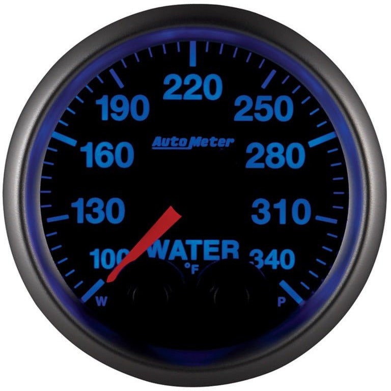 Autometer Elite 52mm 100-340 Deg F Water Temperature Peak and Warn Gauge w/ Electonic Control AutoMeter Gauges