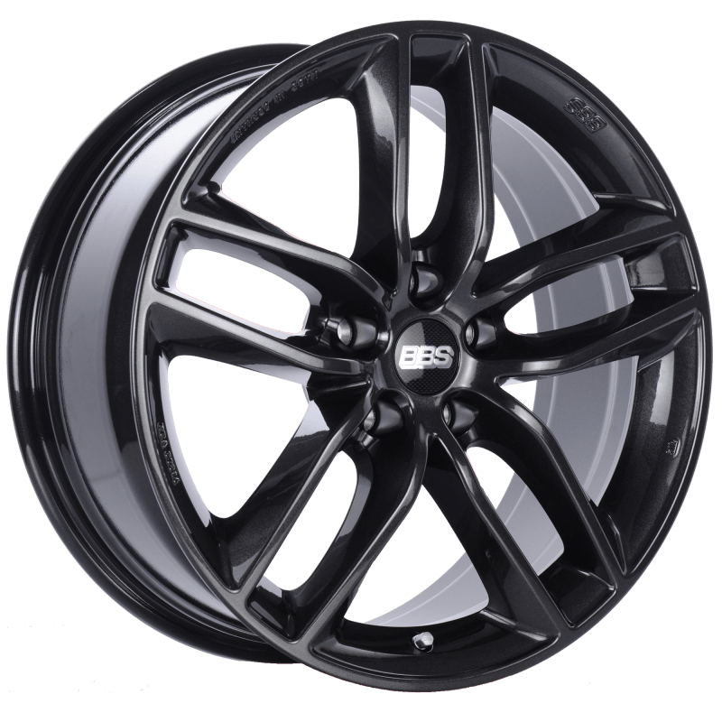 BBS SX 19x8.5 5x108 ET45 Crystal Black Wheel -70mm PFS/Clip Required BBS Wheels - Cast