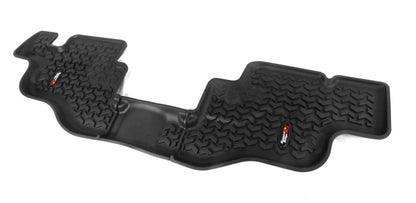 Rugged Ridge Floor Liner Rear Black 1976-1986 Jeep CJ-7 87-95 Jeep Wrangler YJ Rugged Ridge Floor Mats - Rubber