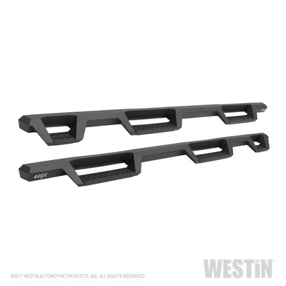 Westin 07-18 Chevrolet Silverado 1500 CC 5.5ft Bed HDX Drop W2W Nerf Step Bars - Tex. Blk