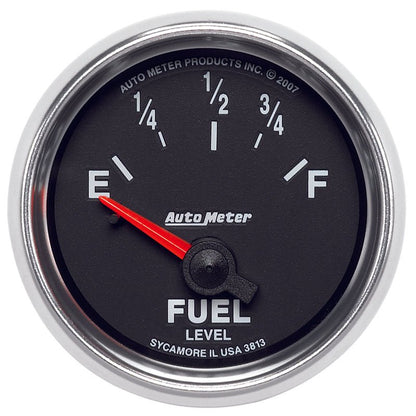 Autometer GS 52mm 0-90 ohms Short Sweep Electronic Fuel Level GM Gauge AutoMeter Gauges