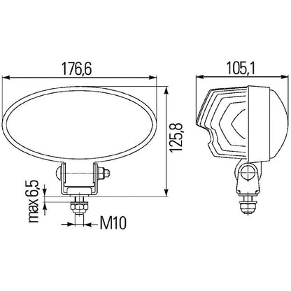 Hella Work Lamp Na 0Gr Md1224 Dt Ov90 1Gb Hella Work Lights