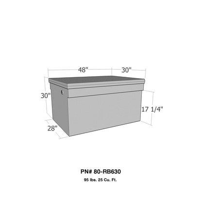 Westin/Brute Maximus 30in Chest - Aluminum