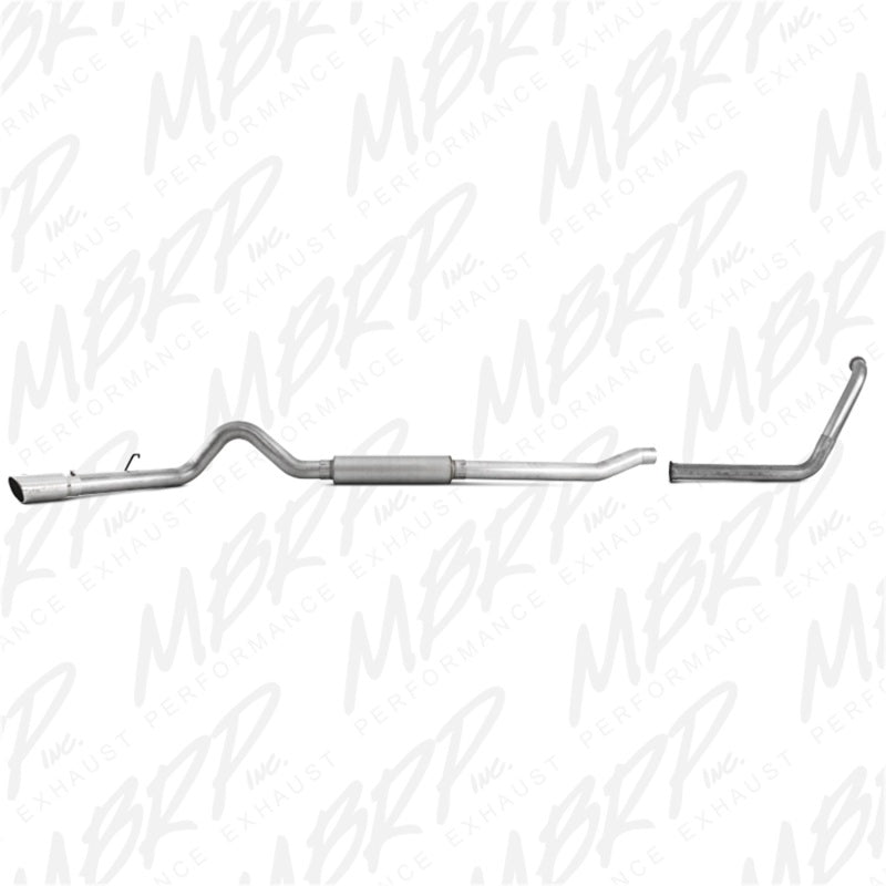 MBRP 2003-2007 Ford F-250/350 6.0L EC/CC Turbo Back Single Side (Stock Cat)