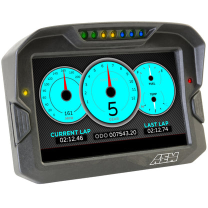 AEM CD-7 Non Logging Race Dash Carbon Fiber Digital Display (CAN Input Only) AEM Gauges