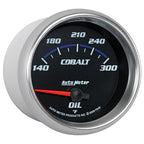 Autometer Cobalt 66.7mm 140-300 Degree F Electric Oil Temperature Gauge AutoMeter Gauges