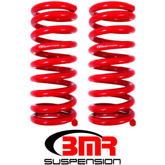 BMR 67-69 1st Gen F-Body Small Block Front Lowering Springs - Red BMR Suspension Lowering Springs