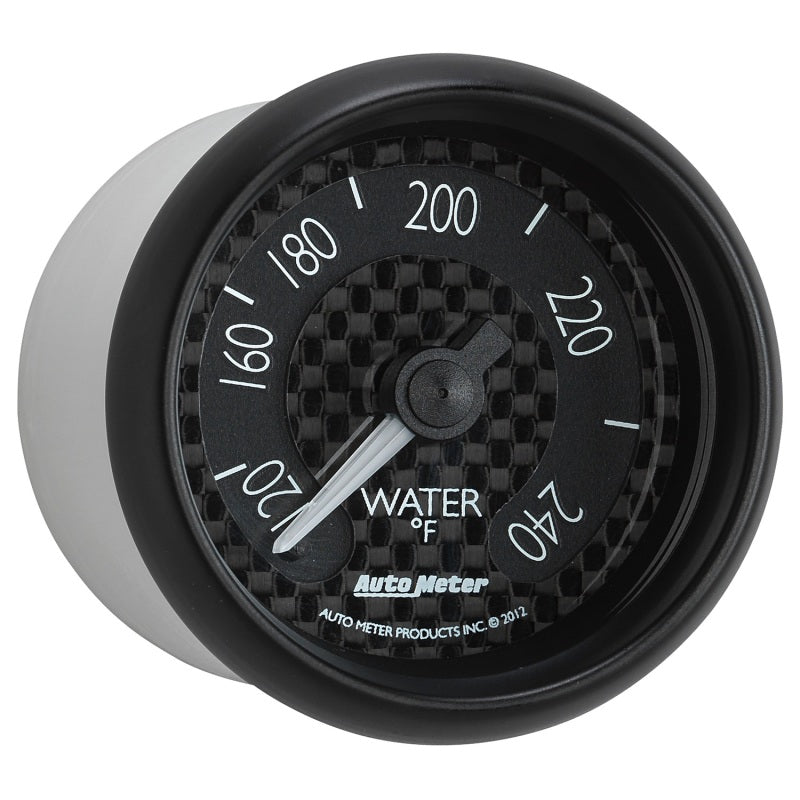 Autometer GT Series 52mm Mechanical 120-240 Deg F Water Temperature Gauge AutoMeter Gauges