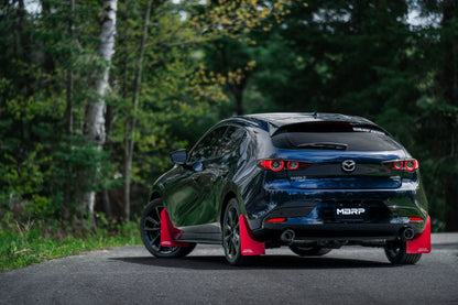 MBRP 19-23 Mazda 3 Hatchback T304SS 2.5in Axle-Back, Dual Rear Exit w/Carbon Fiber Tips