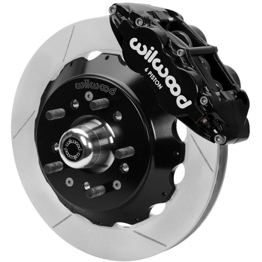 Wilwood 70-81 FBody/75-79 A&XBody FNSL6R Frt Brk Kit 12.88in Rtr Blk Caliper Use w/ Pro Drop Spindle Wilwood Big Brake Kits