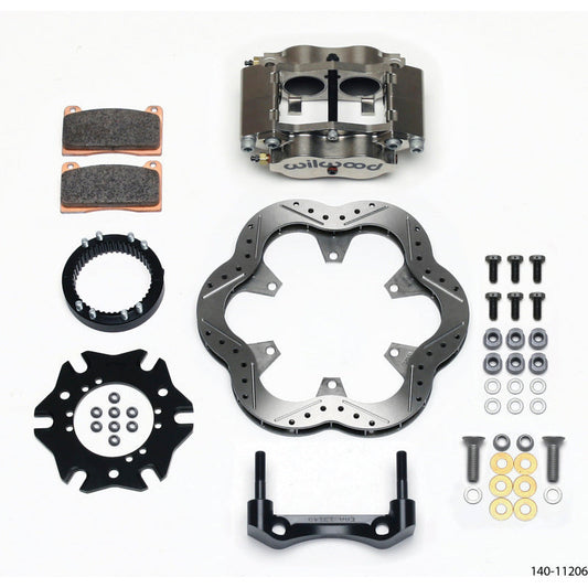 Wilwood Billet Narrow Dynalite Radial Mount Rear Inboard Sprint Kit 10.50in SuperAlloy Vented Rotor Wilwood Big Brake Kits