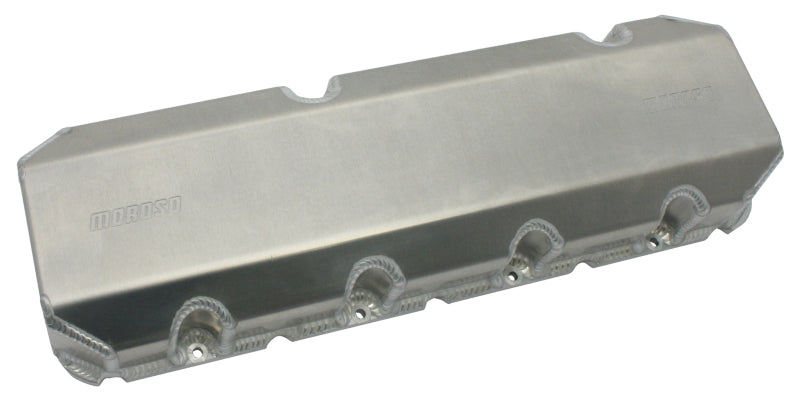 Moroso Dart Big Chief II (w/11 & 14 Degree Heads) Valve Cover w/Billet Rail - 3.5in - Aluminum