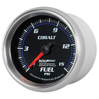 Autometer Cobalt 2-5/8in  Mechanical Fuel Pressure Gauge 0-15 PSI AutoMeter Gauges