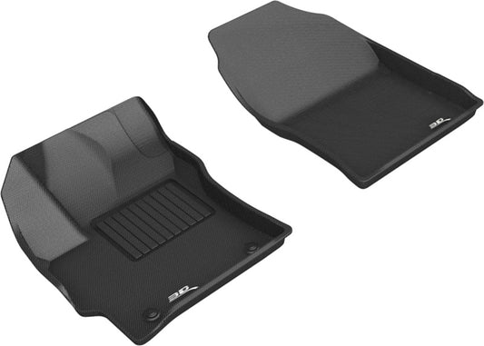 3D MAXpider 2019-2020 Toyota Corolla Hatchback Kagu 1st Row Floormats - Black