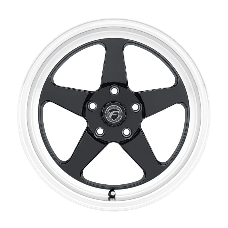 Forgestar D5 18x5.0 / 5x115 BP / ET-37 / 1.5in BS Gloss Black Wheel Forgestar Wheels - Cast