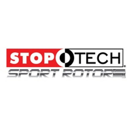 StopTech Sport Cross Drilled Brake Rotor - Rear Left Stoptech Brake Rotors - Drilled