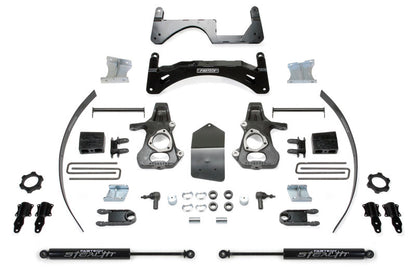 Fabtech 14-18 GM K1500 P/U w/oE Alm Or Stmp Stl UCA 6in Basic Sys w/Stealth