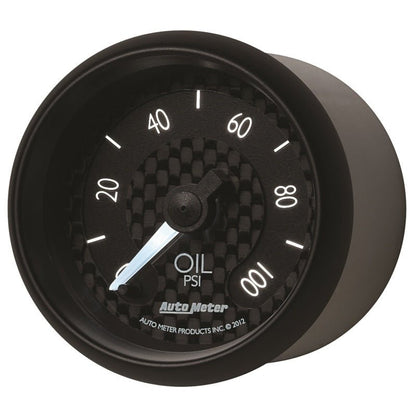 Autometer GT Series 52mm Full Sweep Electronic 0-100 PSI Oil Pressure Gauge AutoMeter Gauges