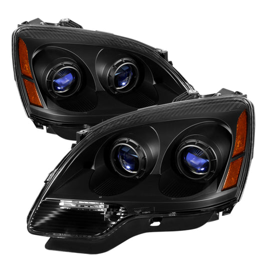 Xtune GMC Acadia 2007-2013 Crystal Headlights Black HD-JH-GAC07-AM-BK SPYDER Headlights