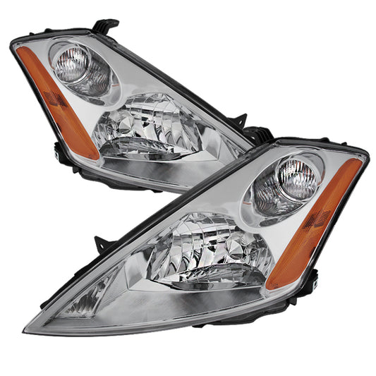 Xtune Nissan Murano 03-07 (Not Hid Model) Crystal Headlights Chrome HD-JH-NMU03-AM-C SPYDER Headlights