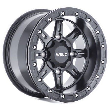 Weld UTV RF Series Cheyenne U511 15x10 Cheyenne Beadlock 4x136 5BS Satin BLK MIL Weld Wheels - Cast